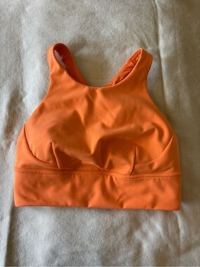 lululemon athletica Vibrant Orange High-Neck Swim Top